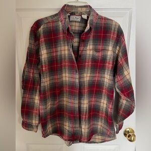 VTG L.L. Bean Northwoods Plaid Flannel Shirt